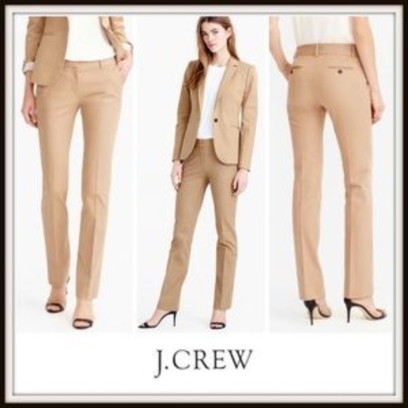 J.Crew CampBell Trouser Bi-Stretch Wool Pants